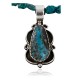 Handmade Certified Authentic Navajo .925 Sterling Silver Natural Turquoise Native American Necklace 370988828707