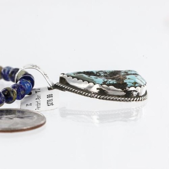Handmade Certified Authentic Navajo .925 Sterling Silver Natural Turquoise Native American Necklace 370996213815 Handmade Certified Authentic Navajo .925 Sterling Silver Natural Turquoise Native American Necklace 370996213815