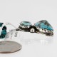 Handmade Certified Authentic Navajo .925 Sterling Silver Natural Turquoise Native American Necklace 370998064816