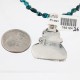 Handmade Certified Authentic Navajo .925 Sterling Silver Natural Turquoise Native American Necklace 370998064816