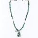 Handmade Certified Authentic Navajo .925 Sterling Silver Natural Turquoise Native American Necklace 370998610377