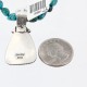 Handmade Certified Authentic Navajo .925 Sterling Silver Natural Turquoise Native American Necklace 370998700368