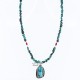 Handmade Certified Authentic Navajo .925 Sterling Silver Natural Turquoise Native American Necklace 370999026780