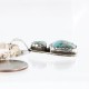Handmade Certified Authentic Navajo .925 Sterling Silver Natural Turquoise Native American Necklace 371002892383