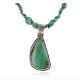 Handmade Certified Authentic Navajo .925 Sterling Silver Natural Turquoise Native American Necklace 371003488955