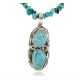 Handmade Certified Authentic Navajo .925 Sterling Silver Natural Turquoise Native American Necklace 371019608892 Handmade Certified Authentic Navajo .925 Sterling Silver Natural Turquoise Native American Necklace 371019608892