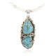 Handmade Certified Authentic Navajo .925 Sterling Silver Natural Turquoise Native American Necklace 371020933913 Handmade Certified Authentic Navajo .925 Sterling Silver Natural Turquoise Native American Necklace 371020933913