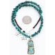 Handmade Certified Authentic Navajo .925 Sterling Silver Natural Turquoise Native American Necklace 371029386459