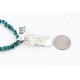 Handmade Certified Authentic Navajo .925 Sterling Silver Natural Turquoise Native American Necklace 371029386459