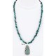 Handmade Certified Authentic Navajo .925 Sterling Silver Natural Turquoise Native American Necklace 371029421175