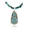 Handmade Navajo .925 Sterling Silver Natural Turquoise Native American Necklace 371029421175 Handmade Navajo .925 Sterling Silver Natural Turquoise Native American Necklace 371029421175