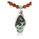 Handmade Certified Authentic Navajo .925 Sterling Silver Natural Turquoise Native American Necklace 371052218688