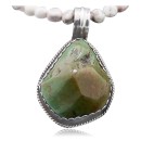 Handmade Certified Authentic Navajo .925 Sterling Silver Natural Turquoise Native American Necklace 390611347486