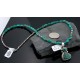 Handmade Certified Authentic Navajo .925 Sterling Silver Natural Turquoise Native American Necklace 390644548273