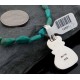 Handmade Certified Authentic Navajo .925 Sterling Silver Natural Turquoise Native American Necklace 390644548273