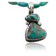 Handmade Certified Authentic Navajo .925 Sterling Silver Natural Turquoise Native American Necklace 390644548273