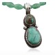 Handmade Certified Authentic Navajo .925 Sterling Silver Natural Turquoise Native American Necklace 390645938130