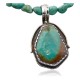 Handmade Certified Authentic Navajo .925 Sterling Silver Natural Turquoise Native American Necklace 390646480458