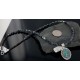 Handmade Certified Authentic Navajo .925 Sterling Silver Natural Turquoise Native American Necklace 390649031136