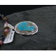 Handmade Certified Authentic Navajo .925 Sterling Silver Natural Turquoise Native American Necklace 390650351065