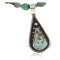 Handmade Certified Authentic Navajo .925 Sterling Silver Natural Turquoise Native American Necklace 390655209628