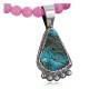Handmade Certified Authentic Navajo .925 Sterling Silver Natural Turquoise Native American Necklace 390655269837