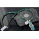 Handmade Certified Authentic Navajo .925 Sterling Silver Natural Turquoise Native American Necklace 390658387071