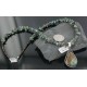 Handmade Certified Authentic Navajo .925 Sterling Silver Natural Turquoise Native American Necklace 390660275515