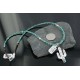 Handmade Certified Authentic Navajo .925 Sterling Silver Natural Turquoise Native American Necklace 390667607095