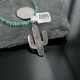 Handmade Certified Authentic Navajo .925 Sterling Silver Natural Turquoise Native American Necklace 390668434731