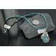 Handmade Certified Authentic Navajo .925 Sterling Silver Natural Turquoise Native American Necklace 390669128027