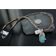 Handmade Certified Authentic Navajo .925 Sterling Silver Natural Turquoise Native American Necklace 390675773233