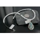 Handmade Certified Authentic Navajo .925 Sterling Silver Natural Turquoise Native American Necklace 390679767869
