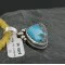 Handmade Navajo .925 Sterling Silver Natural Turquoise Native American Necklace 390713594023