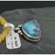Handmade Certified Authentic Navajo .925 Sterling Silver Natural Turquoise Native American Necklace 390713594023