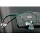 Handmade Certified Authentic Navajo .925 Sterling Silver Natural Turquoise Native American Necklace 390713696185