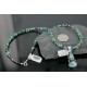 Handmade Certified Authentic Navajo .925 Sterling Silver Natural Turquoise Native American Necklace 390719824825