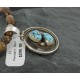 Handmade Certified Authentic Navajo .925 Sterling Silver Natural Turquoise Native American Necklace 390725941555