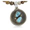 Handmade Certified Authentic Navajo .925 Sterling Silver Natural Turquoise Native American Necklace 390725941555