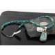 Handmade Certified Authentic Navajo .925 Sterling Silver Natural Turquoise Native American Necklace 390747480285