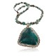 Handmade Certified Authentic Navajo .925 Sterling Silver Natural Turquoise Native American Necklace 390751538897