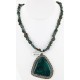 Handmade Certified Authentic Navajo .925 Sterling Silver Natural Turquoise Native American Necklace 390751538897