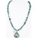 Handmade Certified Authentic Navajo .925 Sterling Silver Natural Turquoise Native American Necklace 390754008677