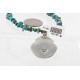 Handmade Certified Authentic Navajo .925 Sterling Silver Natural Turquoise Native American Necklace 390754008677