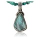 Handmade Certified Authentic Navajo .925 Sterling Silver Natural Turquoise Native American Necklace 390756845614