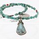 Handmade Certified Authentic Navajo .925 Sterling Silver Natural Turquoise Native American Necklace 390756845614