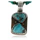 Handmade Certified Authentic Navajo .925 Sterling Silver Natural Turquoise Native American Necklace 390757103602