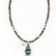 Handmade Certified Authentic Navajo .925 Sterling Silver Natural Turquoise Native American Necklace 390759905526