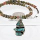 Handmade Certified Authentic Navajo .925 Sterling Silver Natural Turquoise Native American Necklace 390759905526