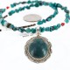 Handmade Certified Authentic Navajo .925 Sterling Silver Natural Turquoise Native American Necklace 390764158918